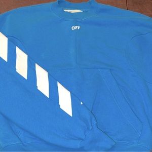 Off-white blue sweatshirt
